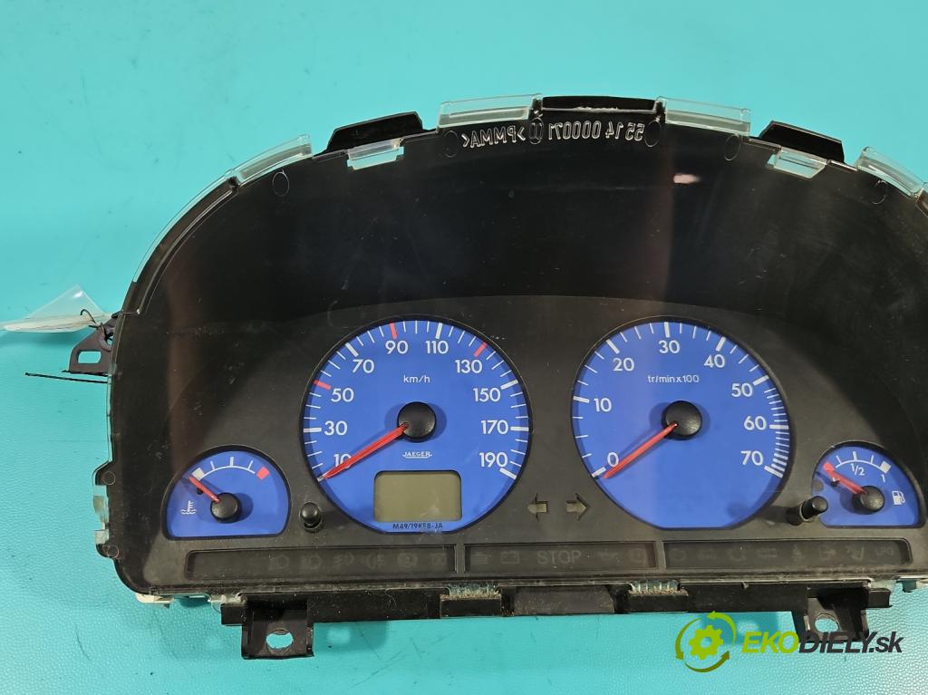 Citroen Berlingo I 1996-2008 1.6 16V 109 HP manual 80 kW 1587 cm3 5- prístrojovka/ budíky 9639368580 (Prístrojová doska)