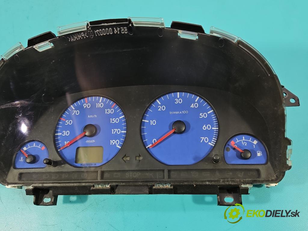 Citroen Berlingo I 1996-2008 1.6 16V 109 HP manual 80 kW 1587 cm3 5- prístrojovka/ budíky 9639368580 (Prístrojová doska)