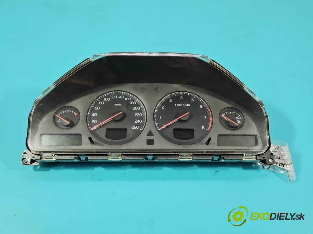 Volvo S60 I 2000-2010 2.4 20V 140 HP automatic 103 kW 2435 cm3 4- prístrojovka/ budíky 8637993 (Prístrojová doska)