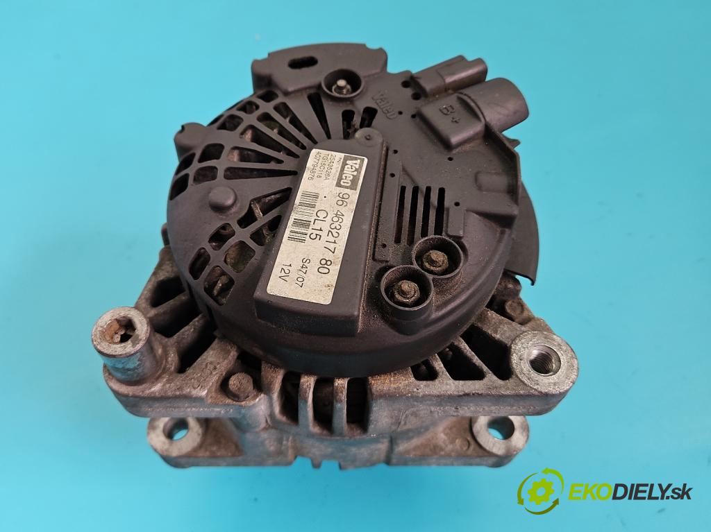 Citroen C8 2002-2014 2.0 hdi 136 HP manual 100 kW 1997 cm3 5- Alternator 9646321780 (Alternátor)