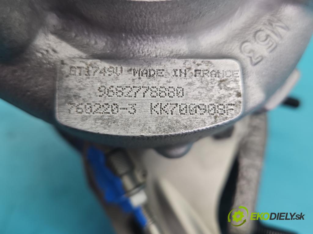 Citroen C8 2002-2014 2.0 hdi 136hp manual 100 kW 1997 cm3 5- Turbodmychadlo repasováno 760220-3