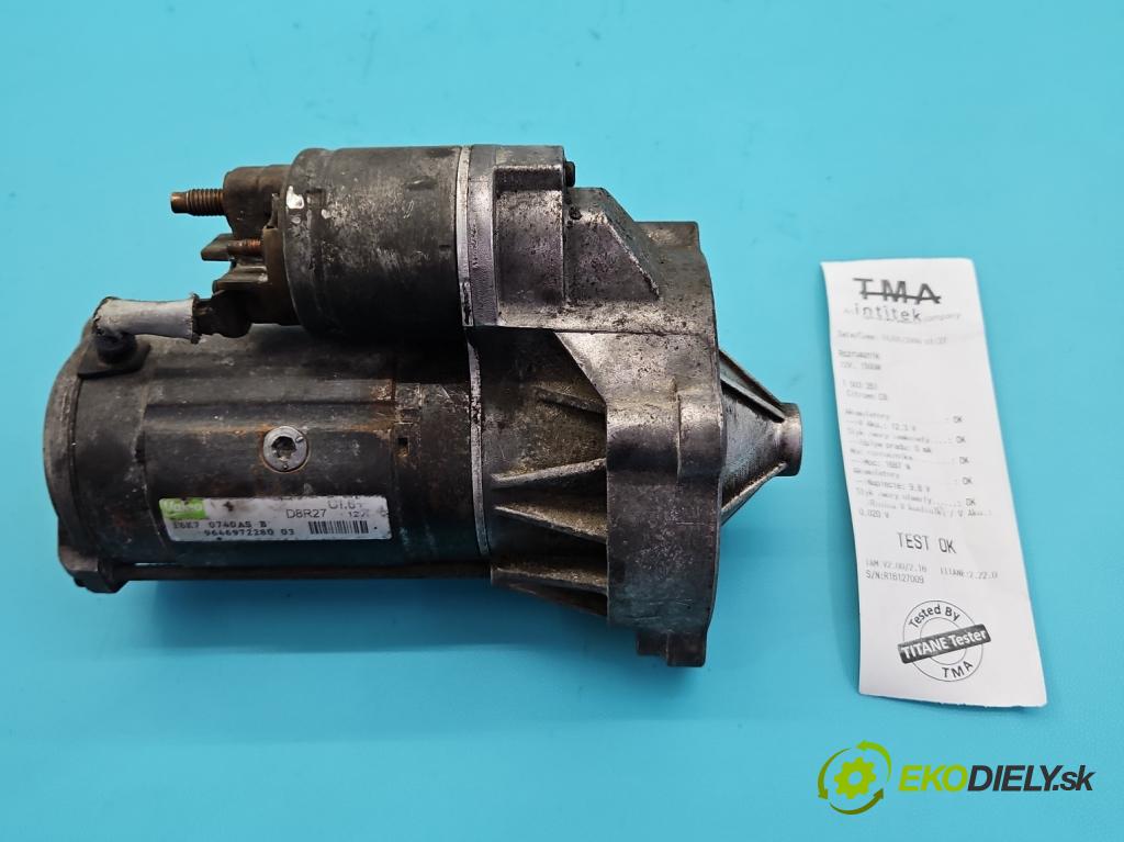 Citroen C8 2002-2014 2.0 hdi 136 HP manual 100 kW 1997 cm3 5- štartér 9646972280 (Štartér)