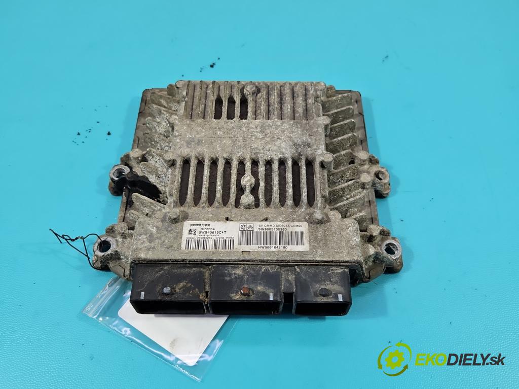 Citroen C8 2002-2014 2.0 hdi 136hp manual 100 kW 1997 cm3 5- řídící jednotka motoru SW9665100380