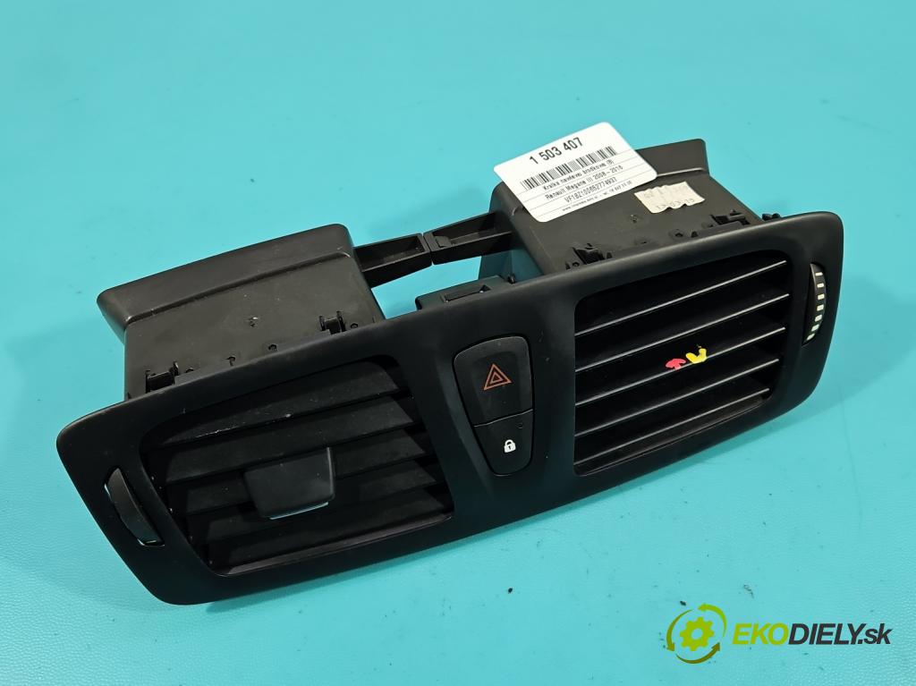 Renault Megane III 2008-2016 1.5 dci 110 HP manual 81 kW 1461 cm3 5- Mřížka: kúrenia stredová  (Mriežka kúrenia (fukár))