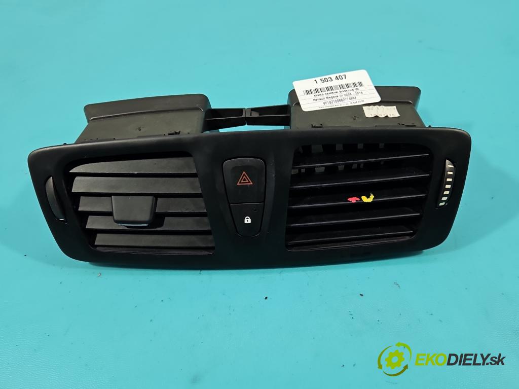 Renault Megane III 2008-2016 1.5 dci 110 HP manual 81 kW 1461 cm3 5- Mřížka: kúrenia stredová  (Mriežka kúrenia (fukár))