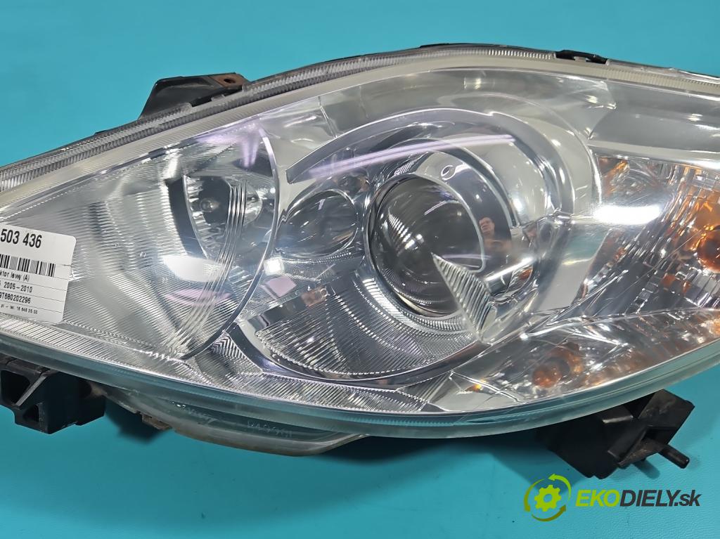 Mazda 5  2005-2010 2.0 citd 110 HP manual 81 kW 1998 cm3 5- Reflektor: ľavý  (Kľučka dverí ostatné)