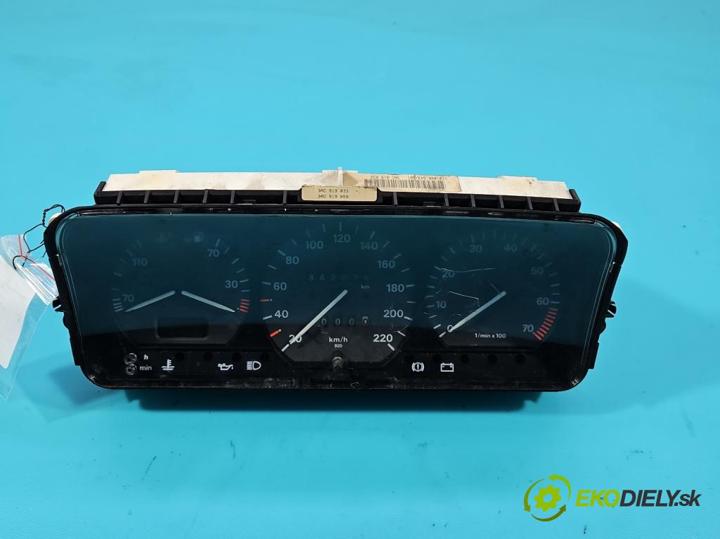 Vw Passat B4 1993-1997 1.8 90 HP manual 66 kW 1781 cm3 5- prístrojovka/ budíky 3A0919033 (Prístrojová doska)