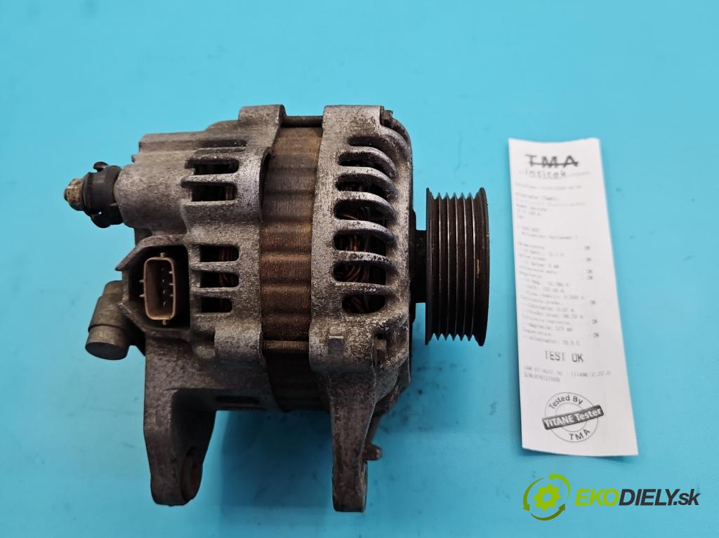 Mitsubishi Outlander I 2003-2006 2.0 16V 136 HP manual 100 kW 1997 cm3 5- Alternator A3TB6091 (Alternátor)