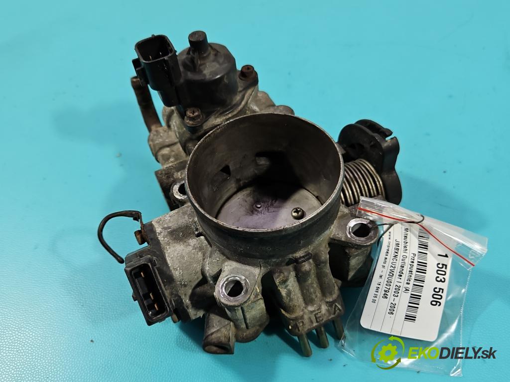 Mitsubishi Outlander I 2003-2006 2.0 16V 136 HP manual 100 kW 1997 cm3 5- klapka AC60-385 (Škrtiaca klapka)