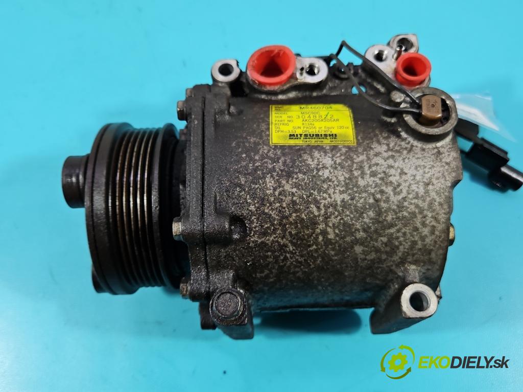 Mitsubishi Outlander I 2003-2006 2.0 16V 136 HP manual 100 kW 1997 cm3 5- Kompresor: klimatizácie MR460704 (Kompresor klimatizácie)