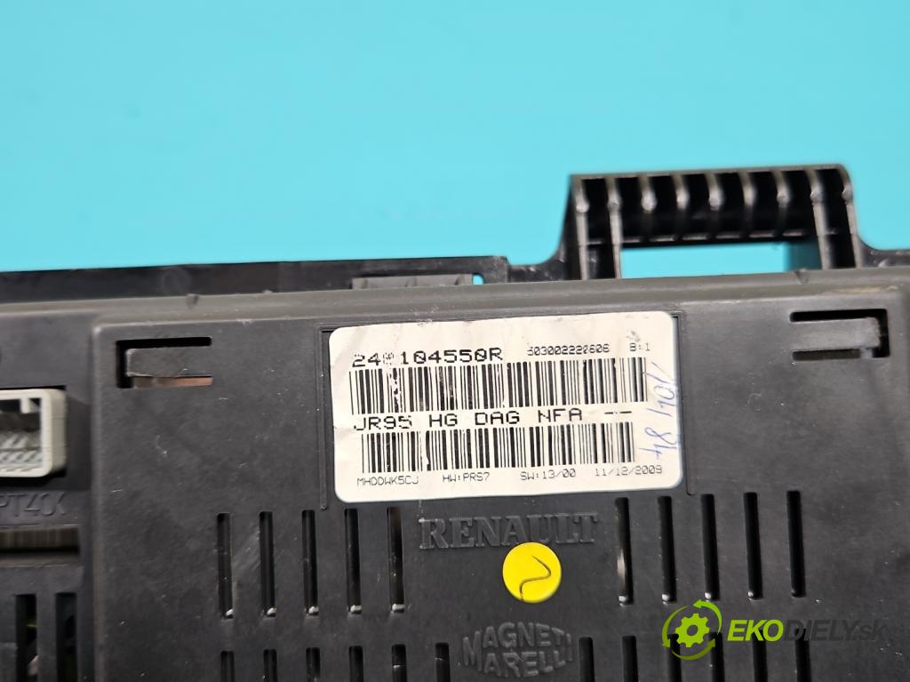 Renault Scenic III 2009-2016 1.5 dci 106 HP manual 78 kW 1461 cm3 5- prístrojovka/ budíky 248104550R (Prístrojová doska)
