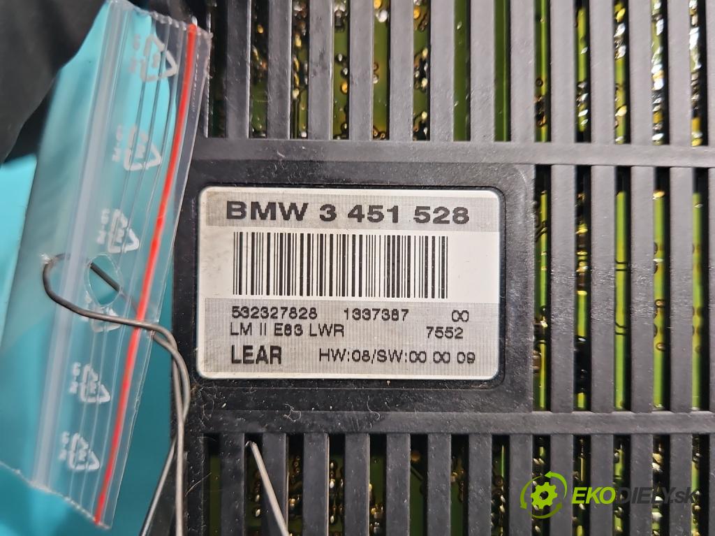 Bmw X3 E83 2003-2010 2.0d 150 hp manual 110 kW 1995 cm3 5- řídící jednotka 3451528