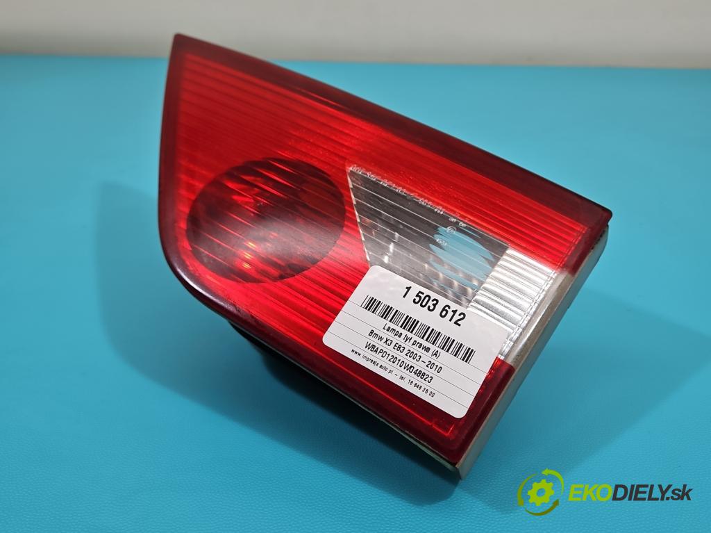 Bmw X3 E83 2003-2010 2.0d 150 hp manual 110 kW 1995 cm3 5- světlo zadní pravé 3414012 (Klika dveří ostatní)