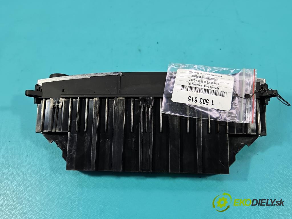 Citroen C5 II 2008-2017 2.0 hdi 136hp manual 100 kW 1997 cm3 5- palubní deska panel topení 96829415ZD