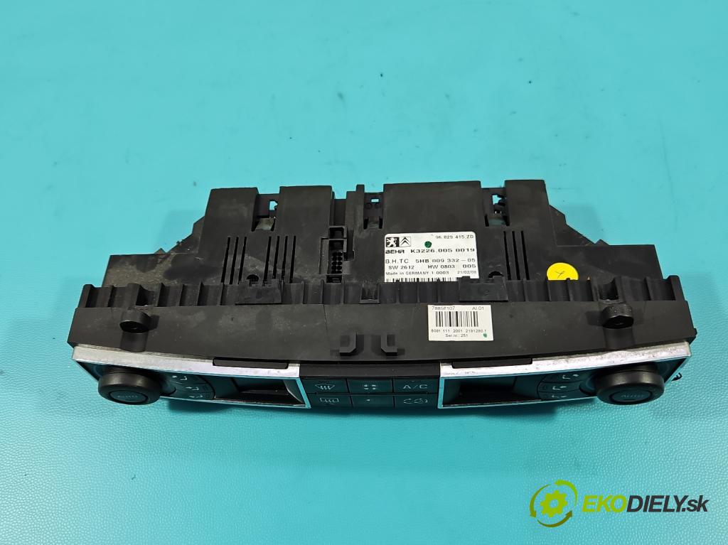 Citroen C5 II 2008-2017 2.0 hdi 136hp manual 100 kW 1997 cm3 5- palubní deska panel topení 96829415ZD