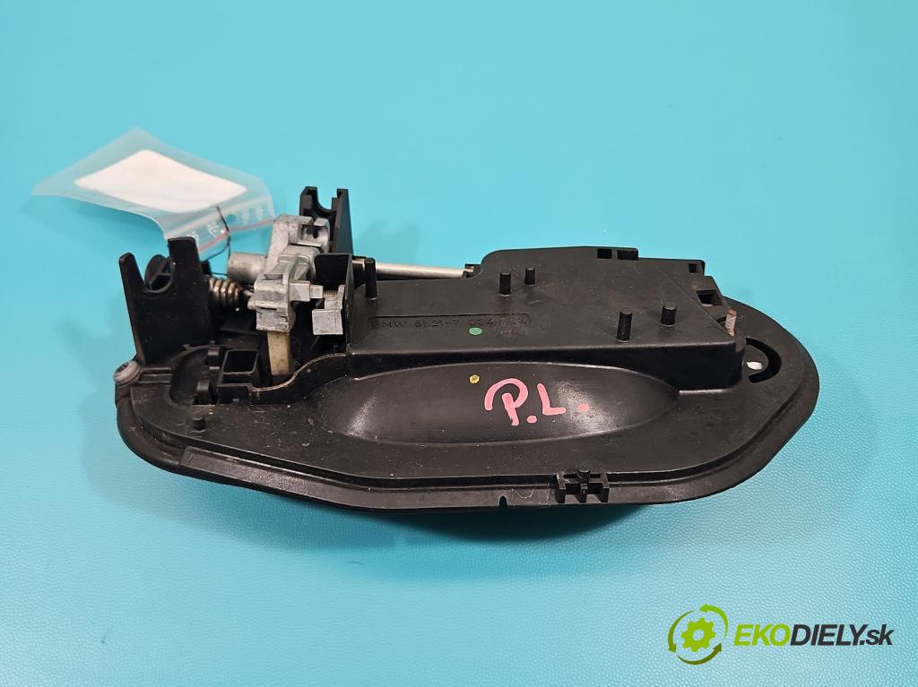 Bmw X3 E83 2003-2010 2.0d 150 HP manual 110 kW 1995 cm3 5- rukoväť predné ľavé mimo: 7034543 (Kľučka dverí vonkajšia predná ľavá)