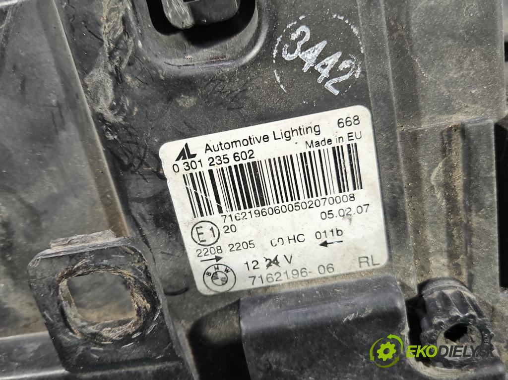 Bmw X3 E83 2003-2010 2.0d 150 hp manual 110 kW 1995 cm3 5- světlo pravý 7162196 (Pravé přední světlo)