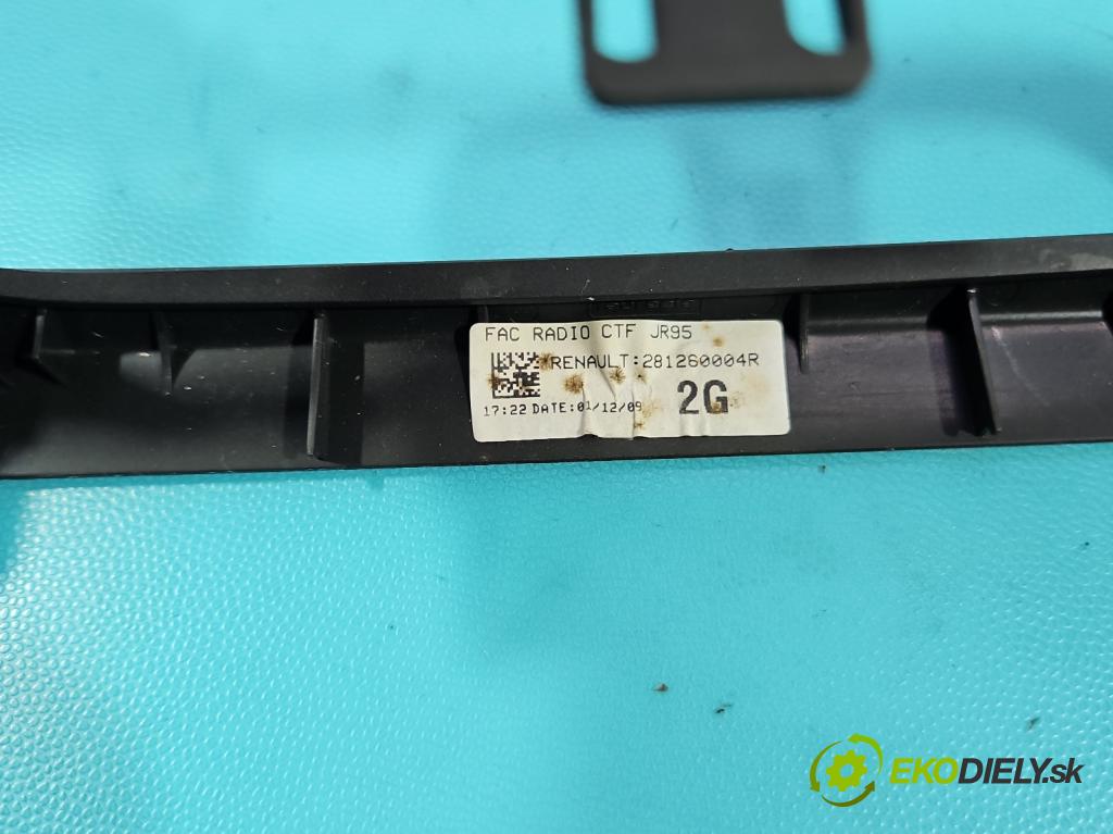 Renault Scenic III 2009-2016 1.5 dci 106 HP manual 78 kW 1461 cm3 5- Mřížka: kúrenia stredová 682600031R (Mriežka kúrenia (fukár))