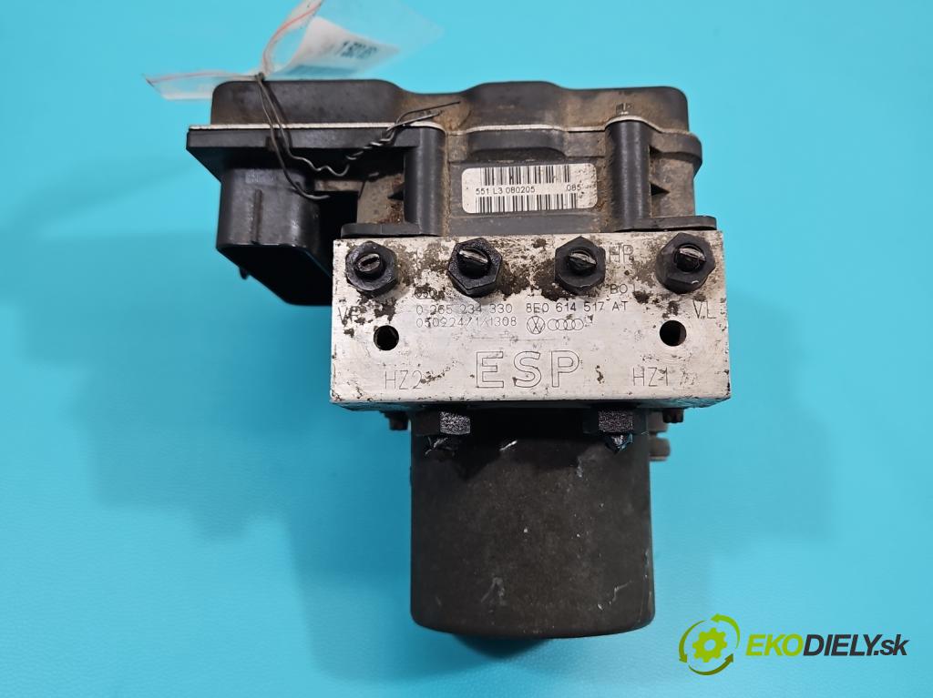 Audi A4 B7 2004-2008 2.0 tdi 140 HP manual 103 kW 1968 cm3 5- čerpadlo abs 0265234330 (Pumpa ABS)