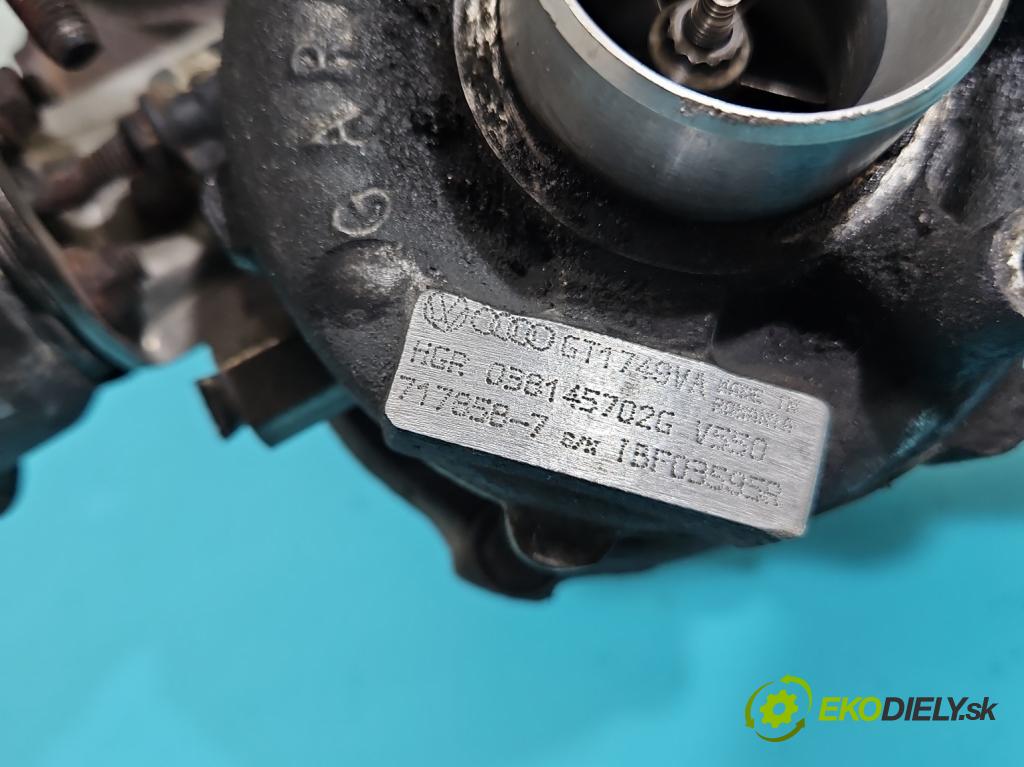 Audi A4 B7 2004-2008 2.0 tdi 140 hp manual 103 kW 1968 cm3 5- Turbodmychadlo 717858-7 (Kompletní turbodmychadlo)
