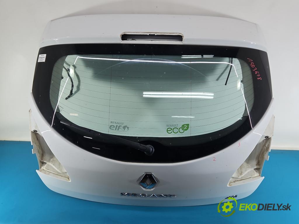 Renault Megane III 2008-2016 1.5 dci 110 hp manual 81 kW 1461 cm3 5- zadní kufrové dveře  (Zadní kapota (kufr))