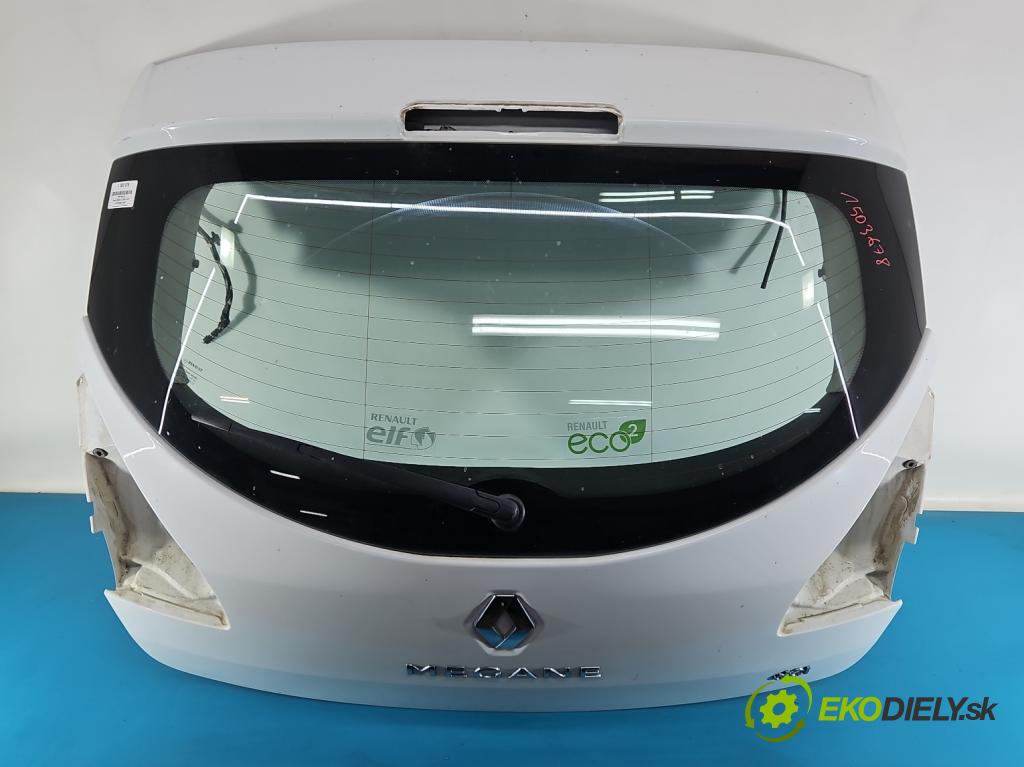 Renault Megane III 2008-2016 1.5 dci 110 hp manual 81 kW 1461 cm3 5- zadní kufrové dveře  (Zadní kapota (kufr))