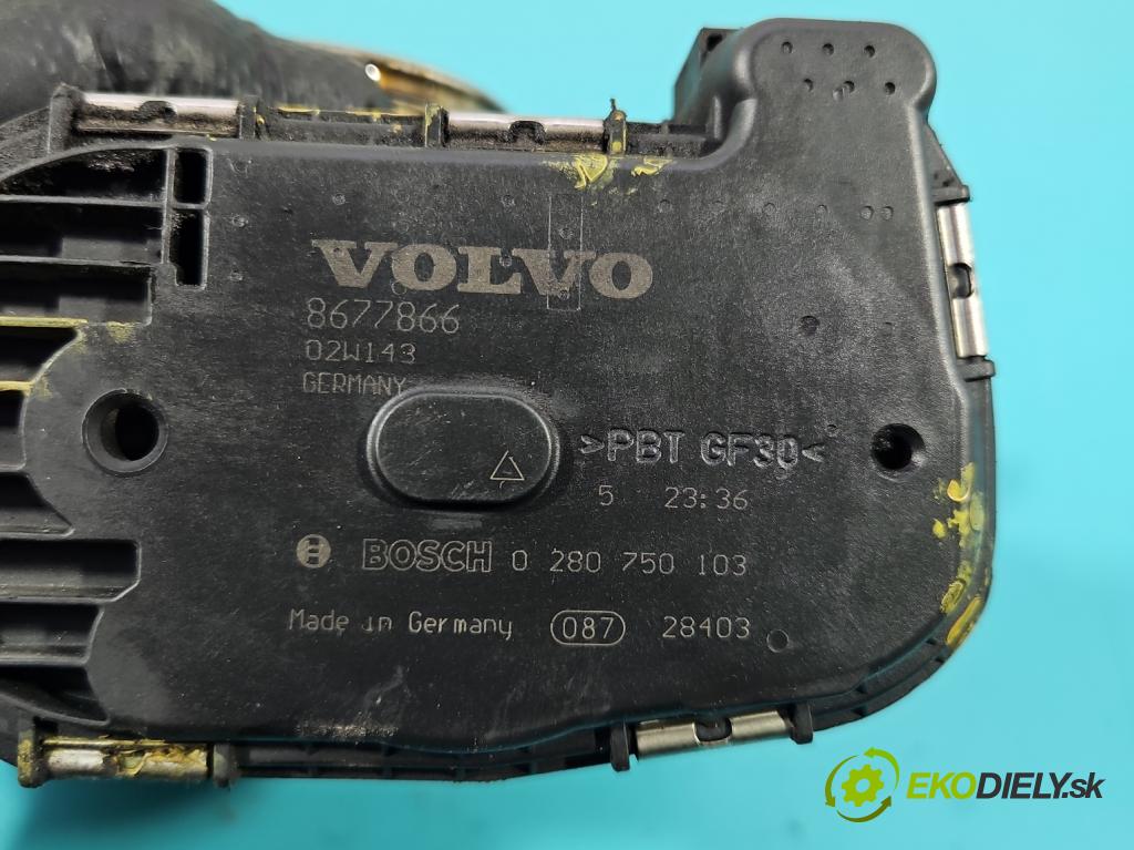 Volvo S60 I 2000-2010 2.4 20V 140 HP automatic 103 kW 2435 cm3 4- klapka 8677866 (Škrtiaca klapka)