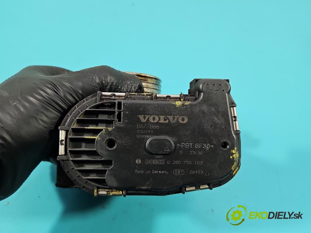 Volvo S60 I 2000-2010 2.4 20V 140 HP automatic 103 kW 2435 cm3 4- klapka 8677866 (Škrtiaca klapka)