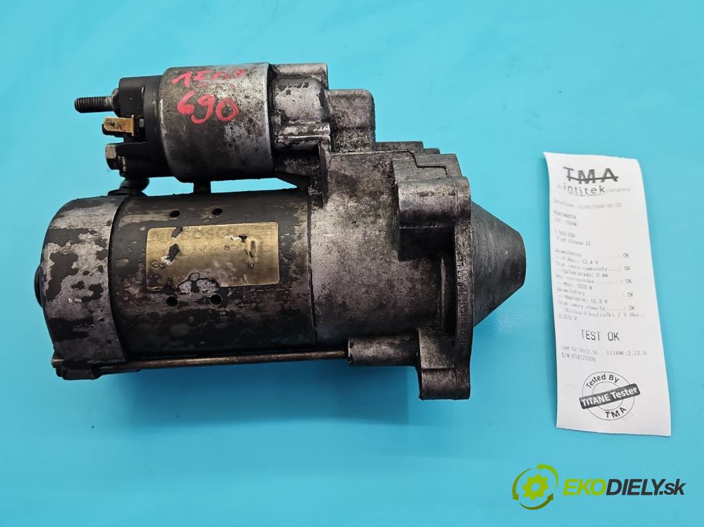 Fiat Ulysse II 2002-2010 2.0 jtd 109 HP manual 80 kW 1997 cm3 5- štartér  (Štartér)