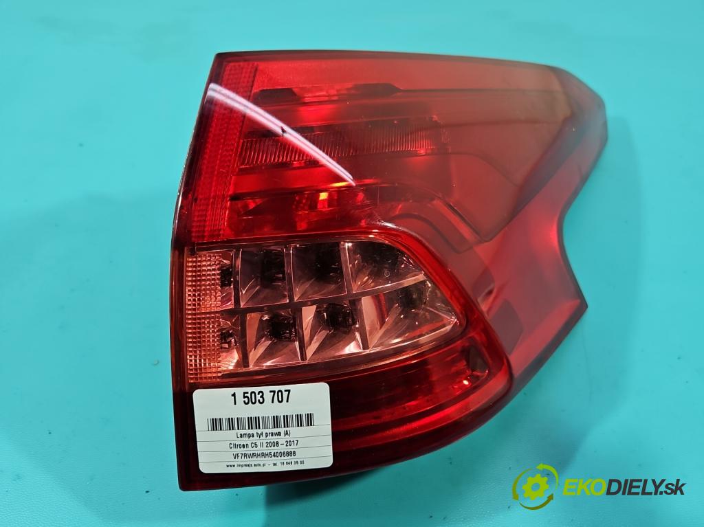 Citroen C5 II 2008-2017 2.0 hdi 136hp manual 100 kW 1997 cm3 5- světlo zadní pravé VP8X8X-13404-AX (Klika dveří ostatní)
