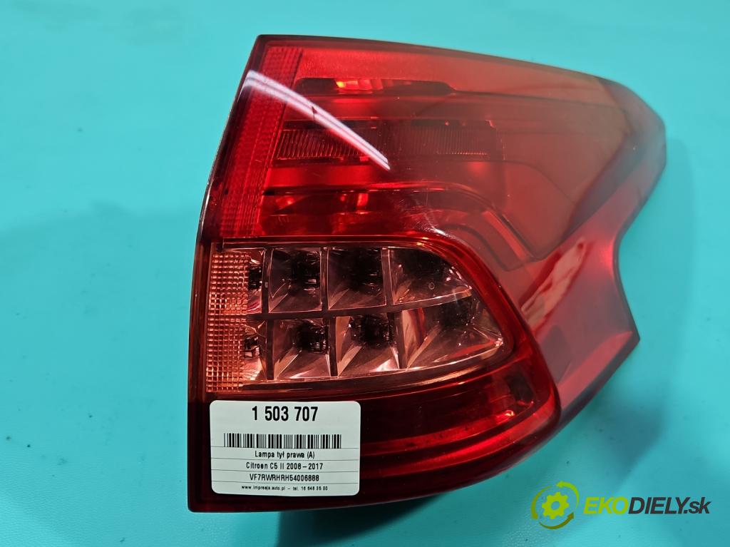 Citroen C5 II 2008-2017 2.0 hdi 136hp manual 100 kW 1997 cm3 5- světlo zadní pravé VP8X8X-13404-AX (Klika dveří ostatní)