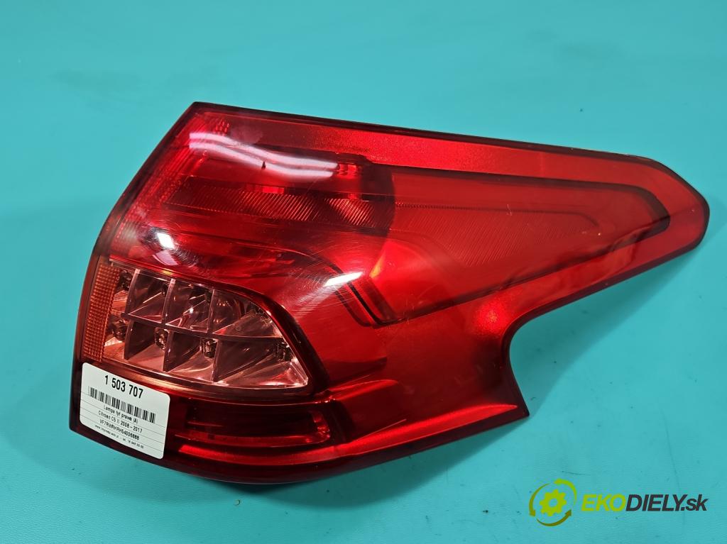 Citroen C5 II 2008-2017 2.0 hdi 136hp manual 100 kW 1997 cm3 5- světlo zadní pravé VP8X8X-13404-AX (Klika dveří ostatní)