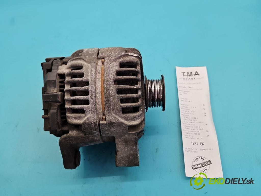 Opel Zafira A 1999-2005 2.0 dti 101 HP manual 74 kW 1995 cm3 5- Alternator  (Alternátor)