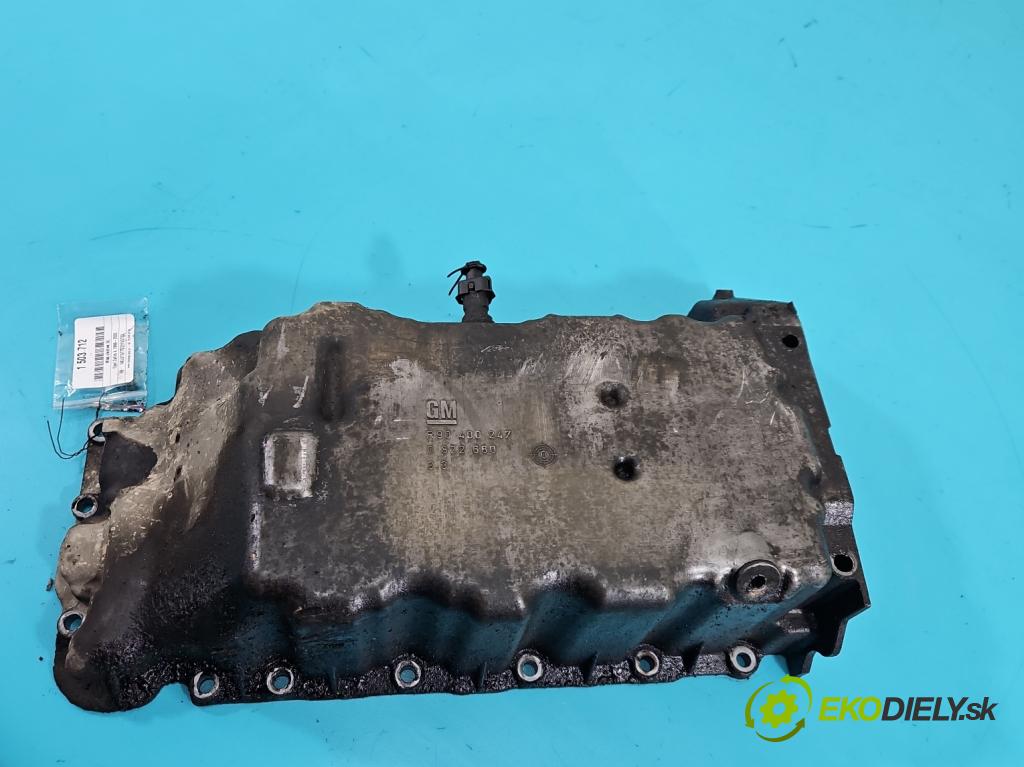 Opel Zafira A 1999-2005 2.0 dti 101 HP manual 74 kW 1995 cm3 5- vaňa olejová R90400247 (Olejová vaňa)