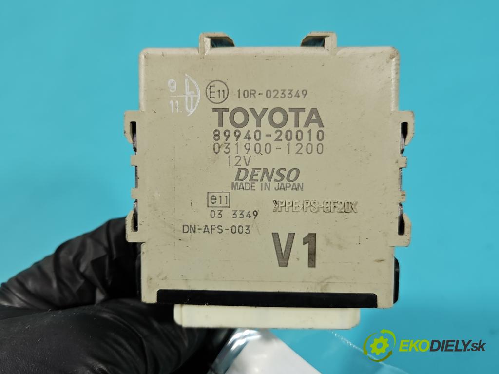 Toyota Avensis III T27 2009-2018 2.2 D-CAT 150 hp automatic 110 kW 2231 cm3 5- řídící jednotka 89940-20010