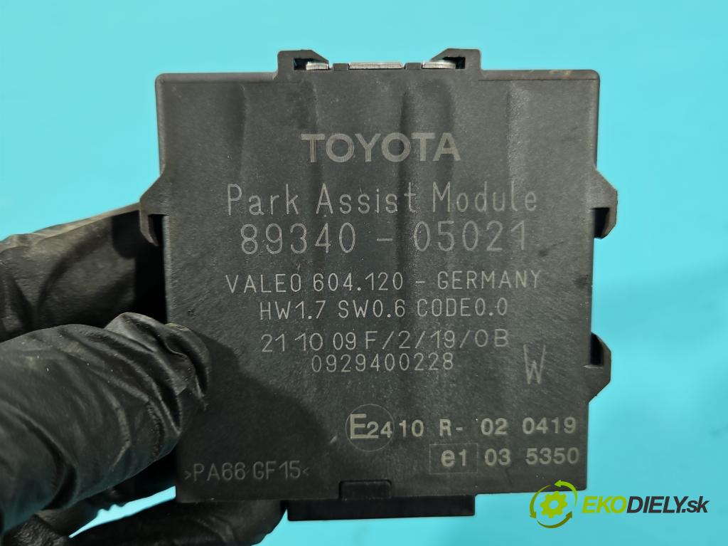 Toyota Avensis III T27 2009-2018 2.2 D-CAT 150 hp automatic 110 kW 2231 cm3 5- řídící jednotka parkování 89340-05021