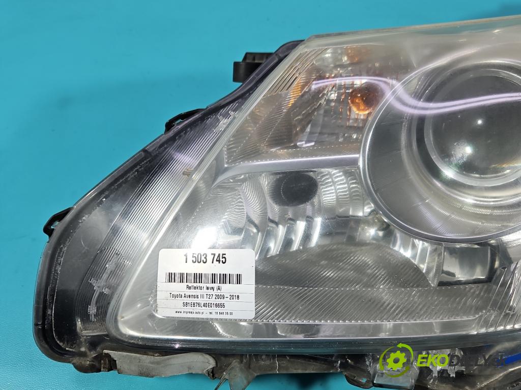 Toyota Avensis III T27 2009-2018 2.2 D-CAT 150 HP automatic 110 kW 2231 cm3 5- Reflektor: ľavý  (Kľučka dverí ostatné)