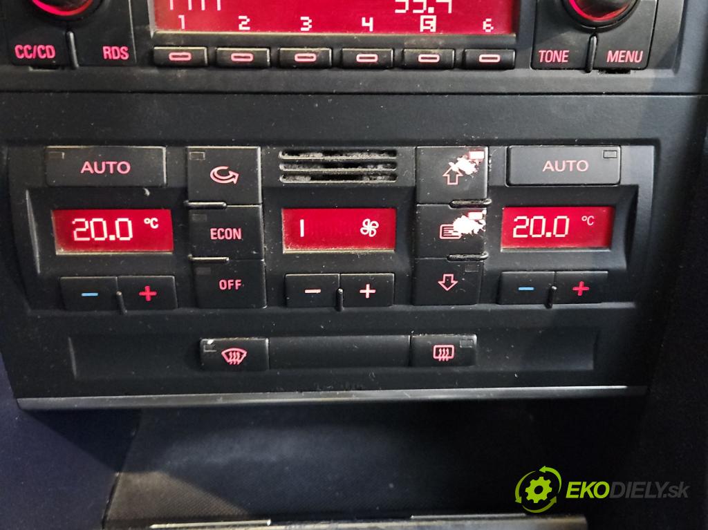 Audi A4 B6 2000-2004 1.9 tdi 101 hp manual 74 kW 1896 cm3 4- palubní deska panel topení 8E0820043AA