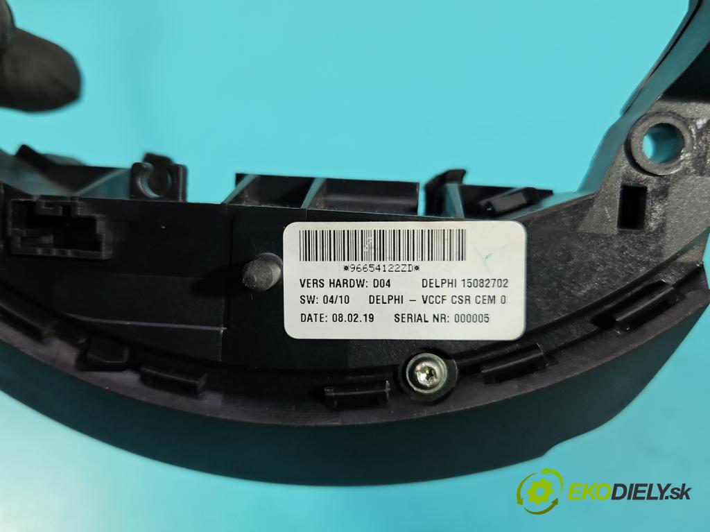 Citroen C5 II 2008-2017 2.0 hdi 136 HP manual 100 kW 1997 cm3 5- prepínač multifunkční: řízení: 96654122ZD (Prepínacie páčky pod volantom)