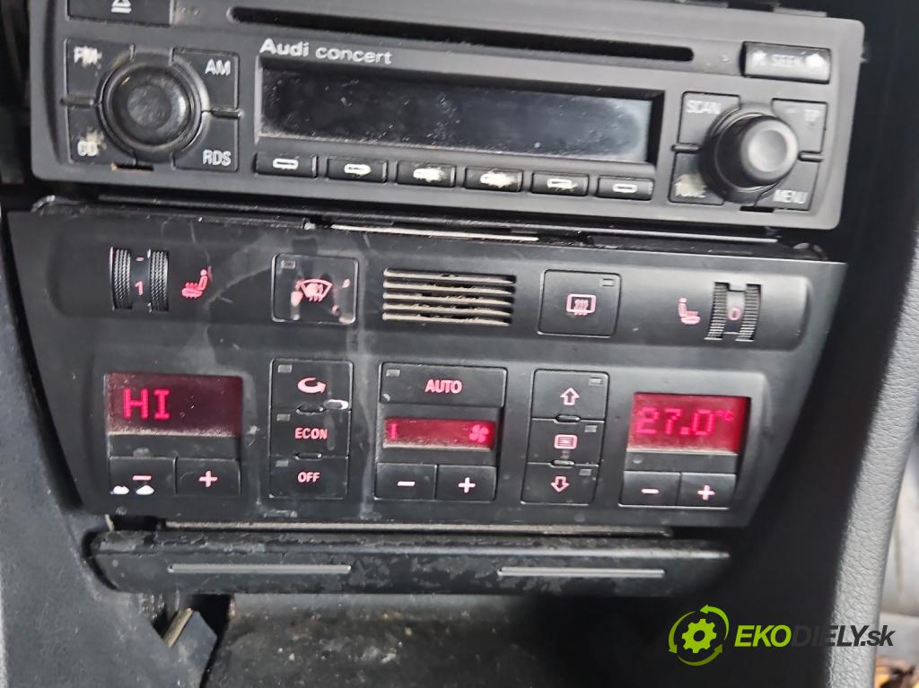 Audi A6 C5 1997-2004 1.8 T 150 hp manual 110 kW 1781 cm3 5- palubní deska panel topení 4B0820043L