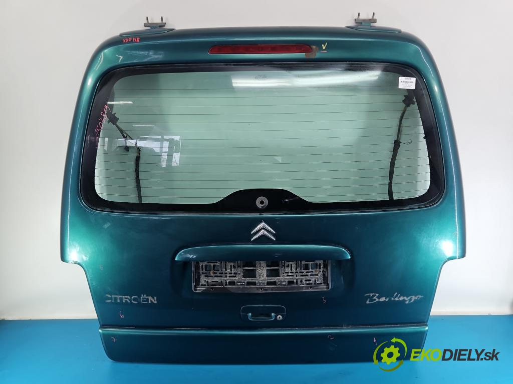 Citroen Berlingo I 1996-2008 1.6 16V 109 hp manual 80 kW 1587 cm3 5- zadní kufrové dveře  (Zadní kapota (kufr))