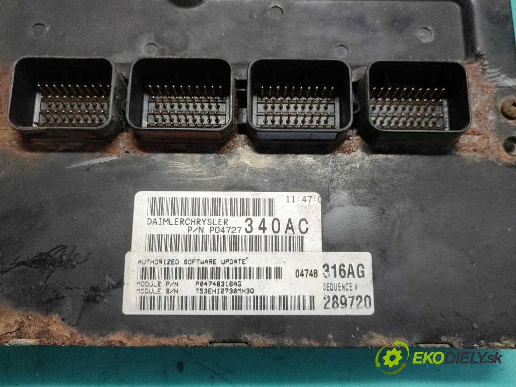 Chrysler Pacifica 3.5 V6 automatic 183 kW 3518 cm3 5- řídící jednotka motoru P04727340AC