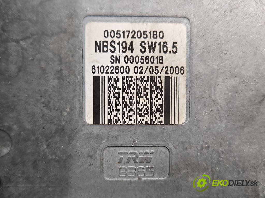Fiat Croma II 2005-2010 1.9 jtd 120 HP manual 88 kW 1910 cm3 5- riadiaca jednotka motora 0281012147