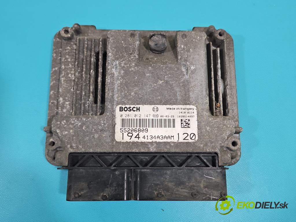 Fiat Croma II 2005-2010 1.9 jtd 120 HP manual 88 kW 1910 cm3 5- riadiaca jednotka motora 0281012147
