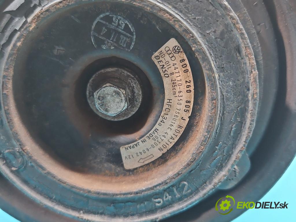 Vw Passat B5 1995-2005 1.9 tdi 131 HP manual 96 kW 1896 cm3 5- Kompresor: klimatizácie 8D0260808 (Kompresor klimatizácie)