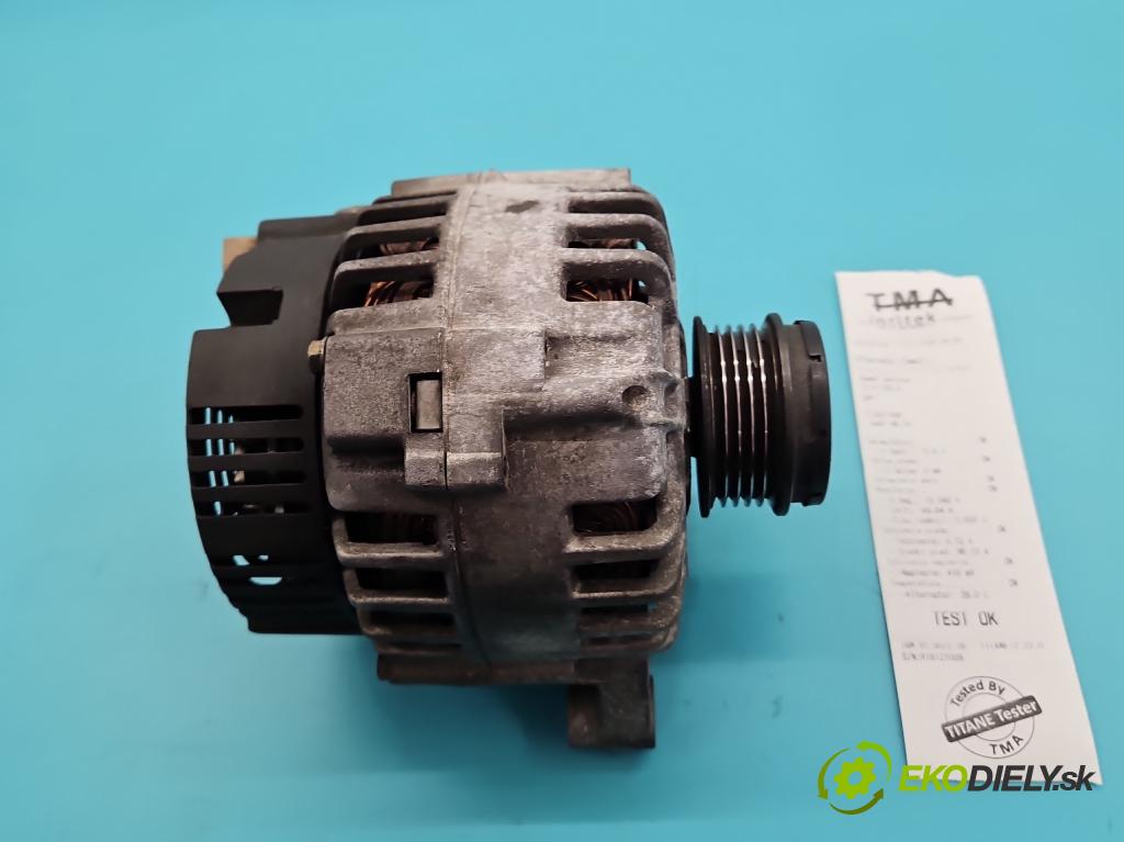 Audi A6 C5 1997-2004 1.8 T 150 HP manual 110 kW 1781 cm3 5- Alternator 06B903016E (Alternátor)