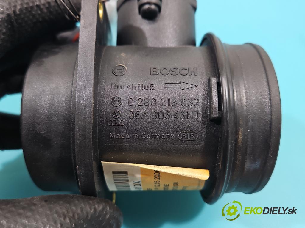 Audi A6 C5 1997-2004 1.8 T 150 HP manual 110 kW 1781 cm3 5- průtokoměr: 0280218032 (Váha vzduchu)