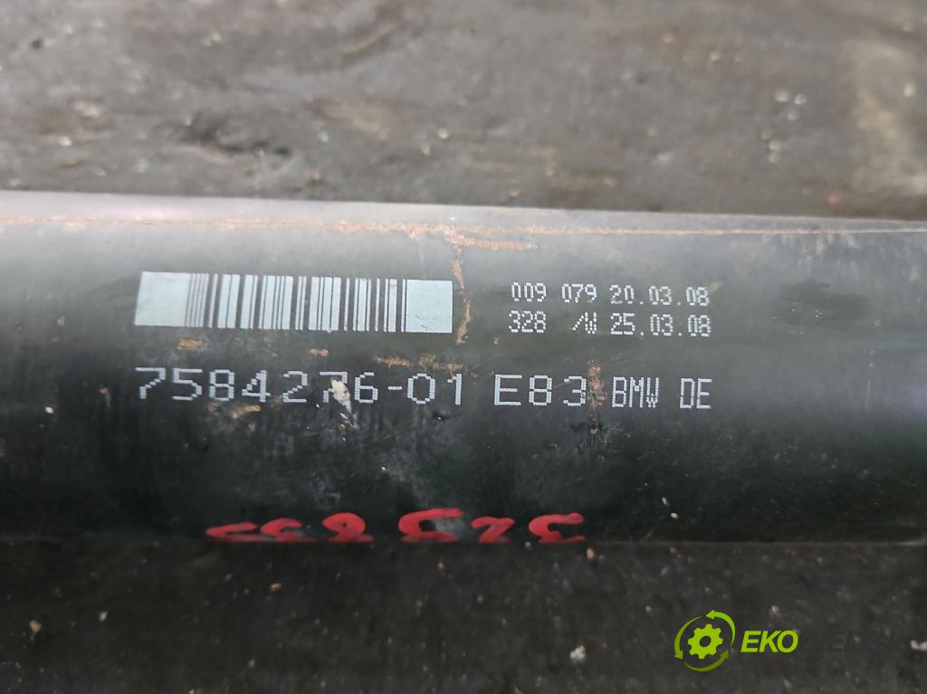 Bmw X3 E83 2003-2010 2.0d 150 hp manual 110 kW 1995 cm3 5- hřídel hnací zadní 7584276 (Kardanový hřídel)