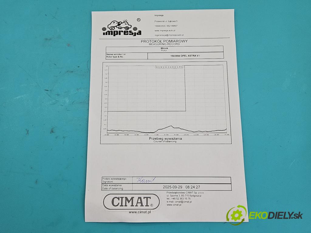 Opel Astra V  2015-2022 1.5 cdti 122 hp manual 90 kW 1496 cm3 5- Turbodmychadlo repasováno 55508703