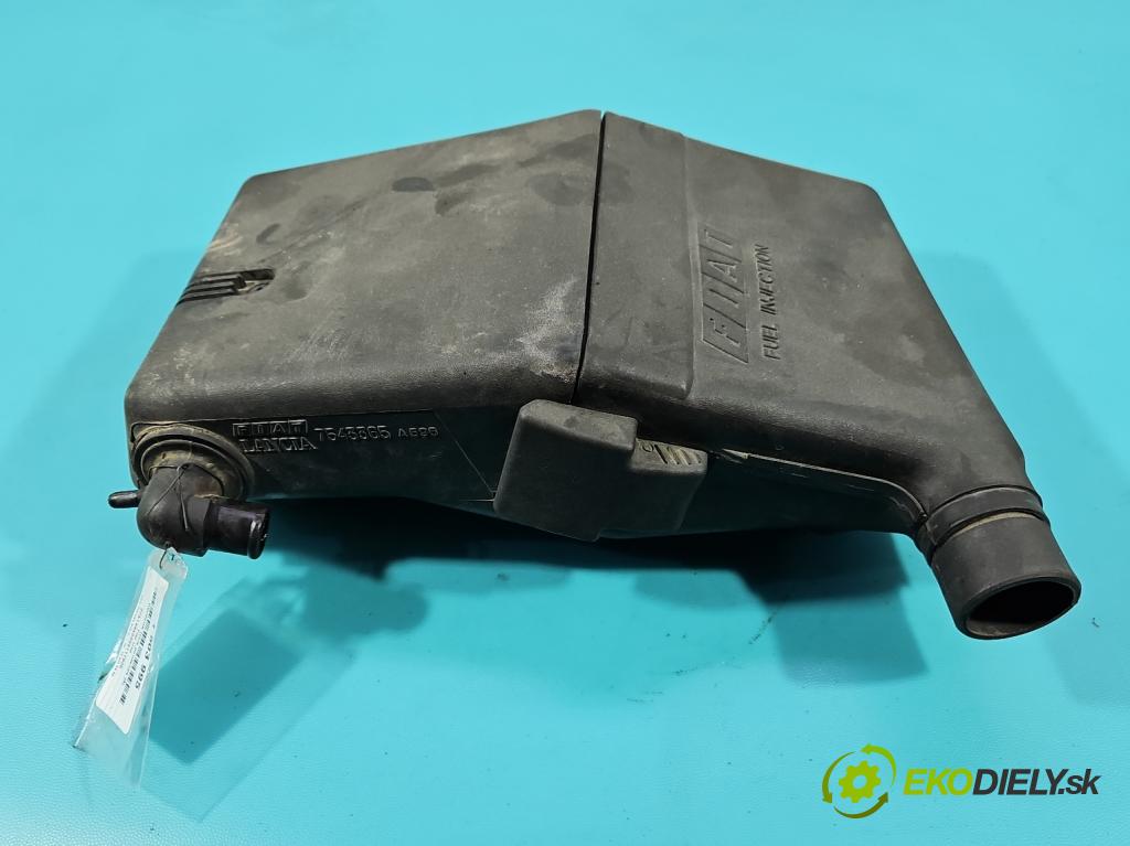 Fiat Uno 1.0 46KM manual 34 kW 999 cm3 5- obal filtra vzduchu 7543365 (Obal vzduchového filtra)